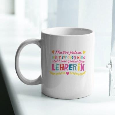 Erzieher/in / Lehrerin Tassen