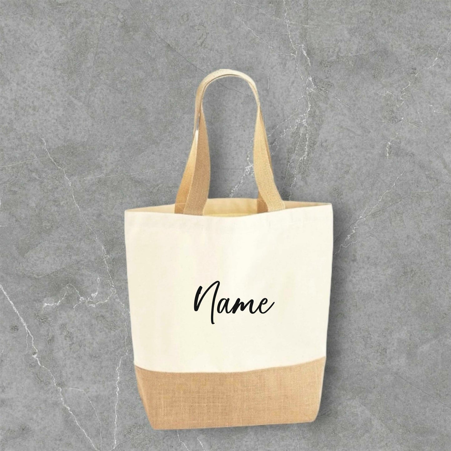 Jute Canvas Shopper