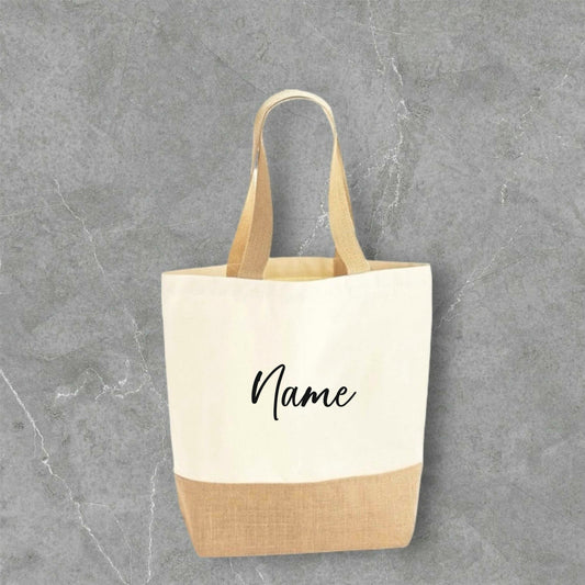 Jute Canvas Shopper