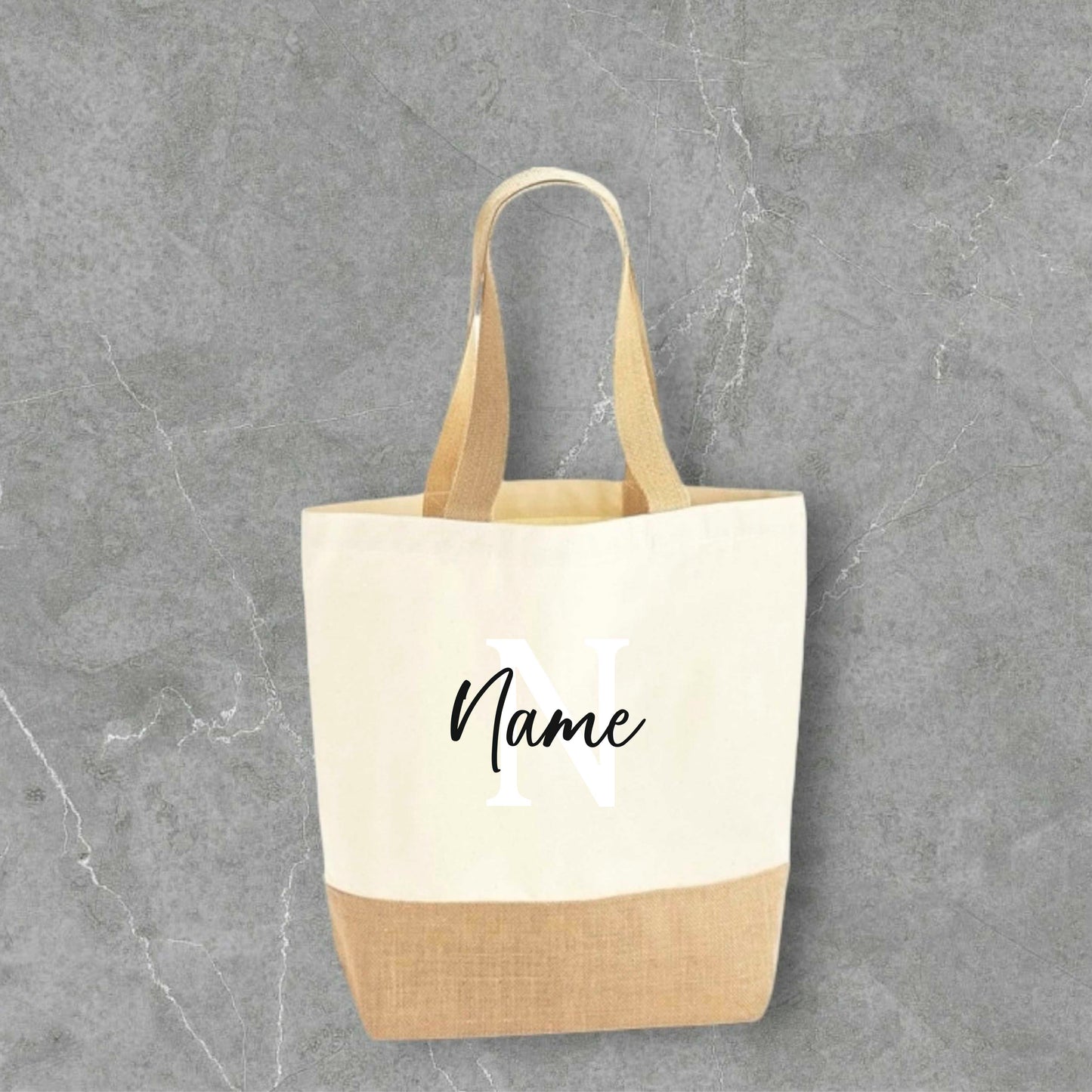 Jute Canvas Shopper