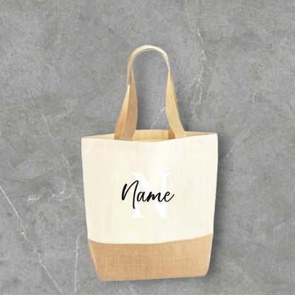 Jute Canvas Shopper