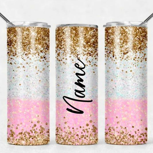 Tumbler Color Glitter