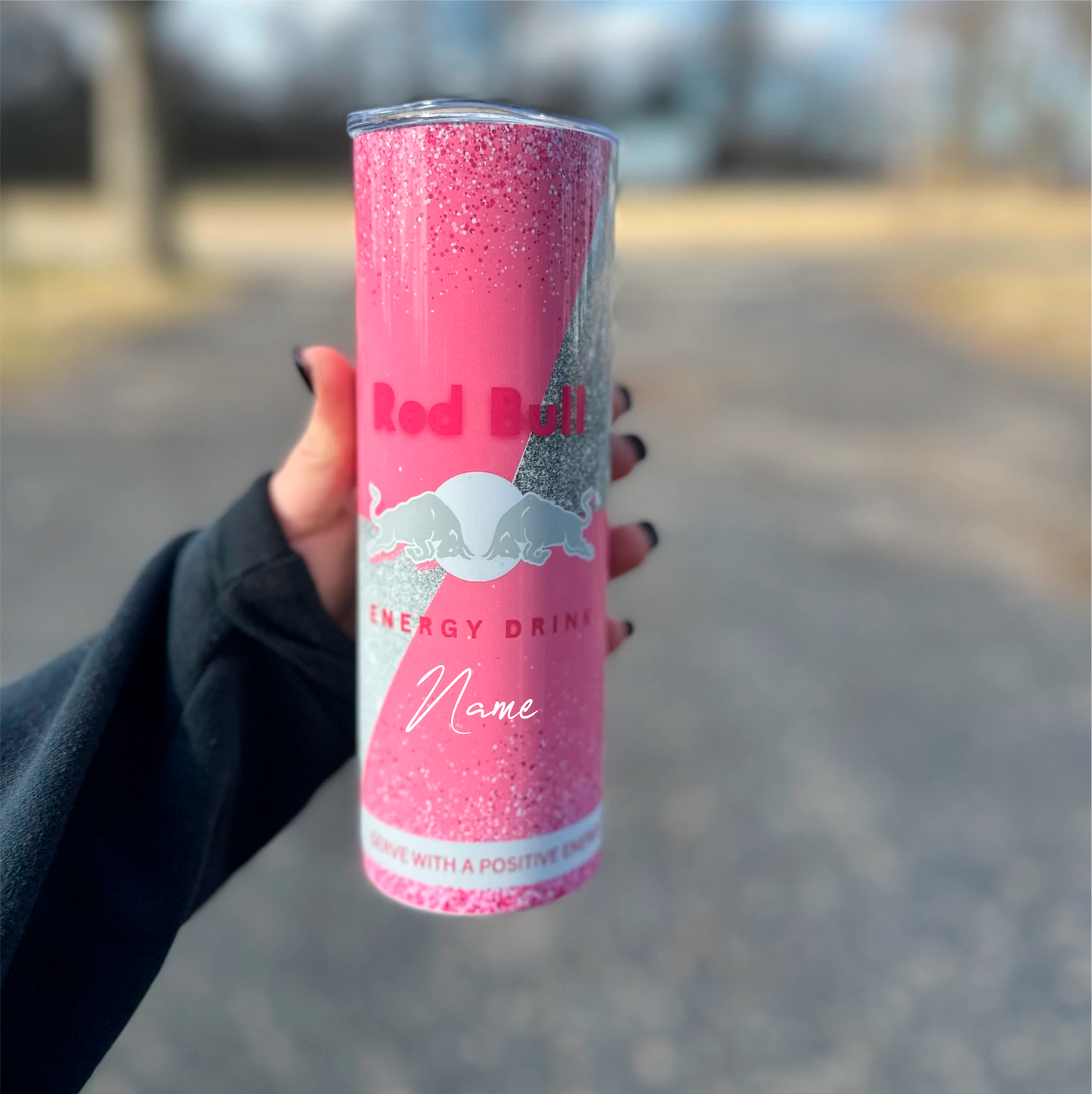 Tumbler Pink Glitter