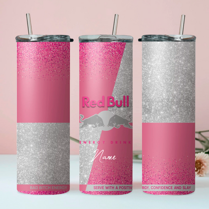 Tumbler Pink Glitter