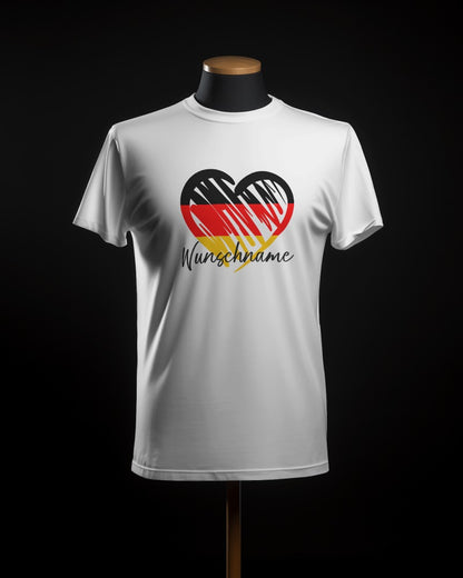 TShirt  EM Personalisiert Deutschland